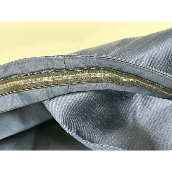 Dessy Collection NWT Square Neck Satin Midi Dress Full Skirt Pockets Formal 18 - Picture 8 of 10